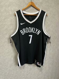 kd 杜兰特 布鲁克林 篮网队 黑色 sw 球迷版 球衣 864459-018