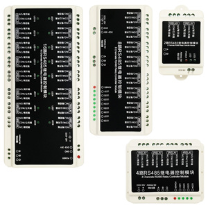 微霸工业级8路RS485通信继电器控制器模块智能家居自动化监控管理