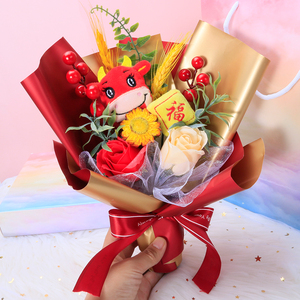 三八妇女节礼物生日女生38创意的香皂花束礼盒3.8送妈妈老师员工