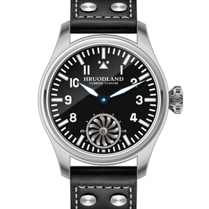 【定金】43mm不锈钢涡轮大飞冰蓝夜光手表男机械