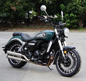 国四电喷全新ur台风太子摩托车复古街跑机车哈雷风格新款可上牌