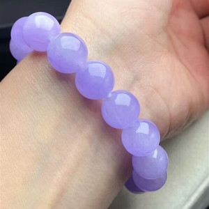 冰紫翡翠手串紫罗兰