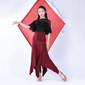 jc佳成舞蹈拉丁摩登舞裙夏季新款成人女舞蹈服练功服连体衣754