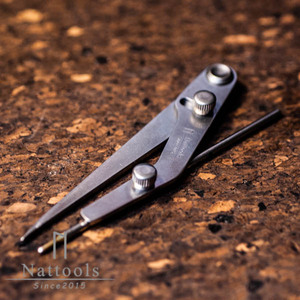 Nattools新款水银笔划规皮革划线器手工皮具工具非布兰查德岩田屋