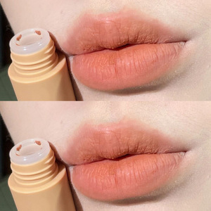 轻欧美妆土橘色唇釉哑光雾面吃土色奶茶色女学生款小众品牌口红