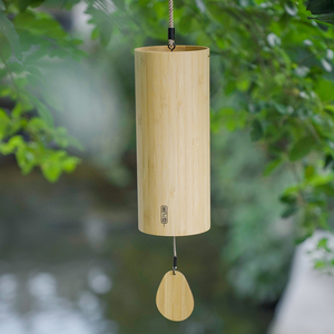 风之诗和弦风铃挂饰日式户外治愈系庭院露营阳台手工冥想竹风铃铛