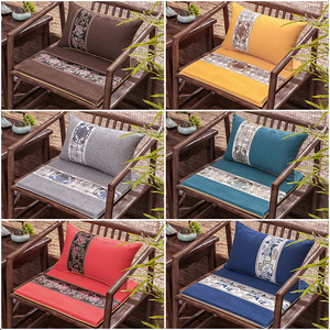 红木沙发坐垫中式定制乳胶棕垫座椅椅子实木圈椅椅垫餐椅垫茶椅垫