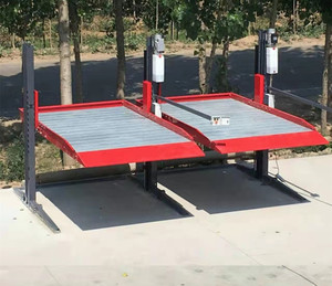 家用小区车库升降汽车双层车位无避让立体车库停车场双层机械车位