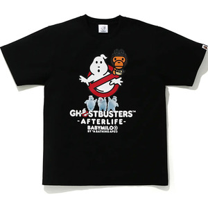 bape x ghostbusters 捉鬼联名潮牌印花圆领休闲短袖t恤 日本代购