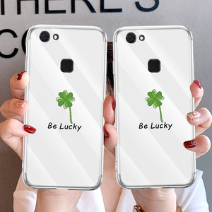 vivoy75手机壳viv0y75l四叶草viviy时尚voy全包边ivoy75t超薄v7可爱