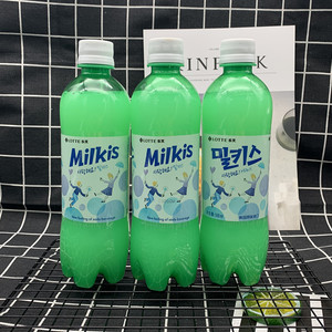 韩国原装进口乐天妙之吻乳味碳酸饮料500ml*20瓶碳酸汽水夏季饮品