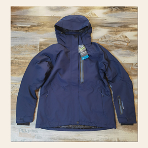 北欧 瑞典单 女滑雪服 防水防风户外带帽棉外套 帽子可拆