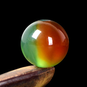 7a天然孔雀玛瑙聚宝盆散珠子串珠diy水晶饰品配件串珠单珠