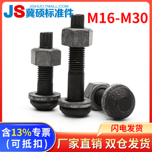10.9级高强度扭剪型螺丝GB3632圆头钢结构连接螺栓M16/20/22/30