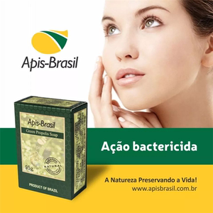 巴西香皂原装apisbrasil亚碧斯蜂胶清洁洗脸皂手工皂洁面沐浴肥皂