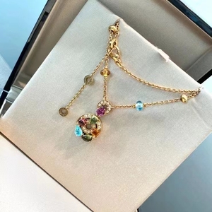 宝格丽彩宝项链