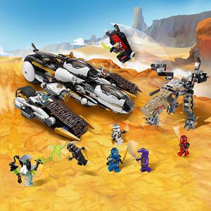 乐高70595幻影忍者四合一变形战车系列积木十周年拼装机甲玩具模