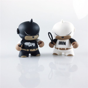 罗辑思维 死磕侠 极爷&泼妖/套 手办玩偶