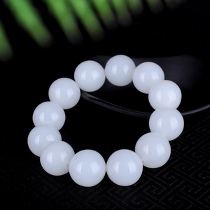 白玉石散珠天然