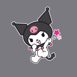 库洛米卡通贴纸电动头盔装饰汽车划痕遮挡车贴个性创意不反光车贴