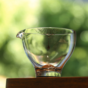 一九茶舍新羽帝王水晶公道杯玻璃加厚高档日式分茶器功夫茶具配