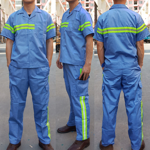 夏天上海环卫服反光衣长袖保洁工人服装 短袖园林绿化养护服清洁
