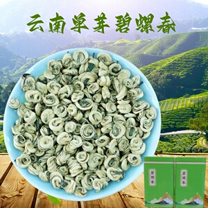 云南特级单芽碧螺春绿茶2024新茶白毫玉螺浓香型绿茶散装500g罐装