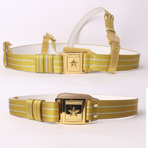 新式国旗班三军仪仗队金色斜跨外腰带14式礼服腰带 金色外腰带