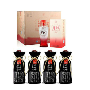 洋河迎宾酒10年陈整箱6瓶送泸州老窖三人炫1000ml酒4瓶