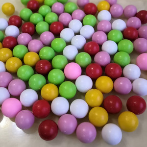 梁二大炮乐园游戏机弹珠塑料球实心子弹24mm25mm珠子神射手高射炮