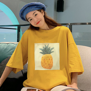 菠萝衣服t恤女
