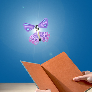 会飞的蝴蝶创意魔术蝴蝶新奇特减压儿童玩具六一儿童生日礼物