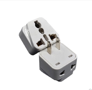 转换插头美式两扁脚插头美规转换器日本台湾泰国旅游1分2 wdi-6