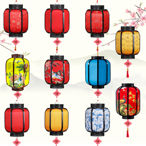 中秋新年仿古中国风装饰宫灯吊灯新中式古风儿童手提电池发光灯笼