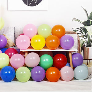 加厚哑光气球儿童五颜六色气球开业店庆婚礼派对布置气球装饰包邮