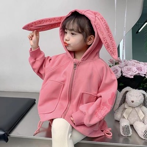 女童秋装外套2023新款韩范棒球服儿童春秋款洋气时髦小孩衣服童装