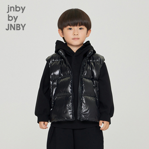 [亮面光泽感]江南布衣童装冬装羽绒马甲搭配男女童儿童jnbybyjnby