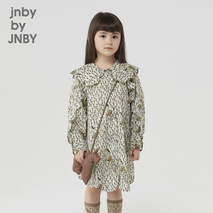 江南布衣童装春连衣裙长袖长裙娃娃领艺术感女童儿童jnbybyjnby
