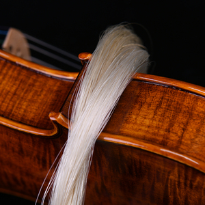 小提琴大提琴替换弓毛全长约76cm小提琴弓配件真蒙古马尾粗细均匀