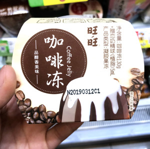 罗森便利店 南京代购 人气美食零食下午茶 旺旺果冻 咖啡冻130g