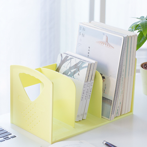 风桌面塑料文件架整理办公创意办公桌上的固定书本书夹子书挡卡书夹