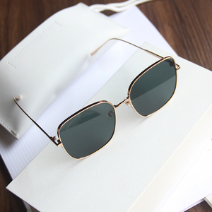 新款时尚gm墨镜女bling明星网红同款大框太阳镜男大脸圆脸显脸小