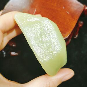 127g和田玉黄玉戈壁料原石 若羌黄口戈壁玉油润天然顺手把件结缘