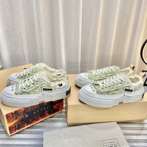 2022年春夏新款升级版小香风吴建豪同款破布鞋厚底增高圆头乞丐鞋