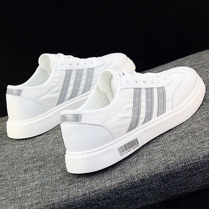 香港代购 正品专柜supreme男鞋夏季薄款阿甘运动板鞋小白鞋帆布鞋