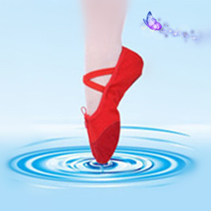 男女成人儿童皮头舞蹈练功鞋软底鞋红色黑色两底鞋猫爪鞋中国舞鞋