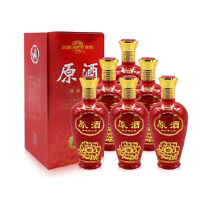汾酒集团清本源42度原酒a15清香型475ml*6红瓶礼盒白酒整箱特价