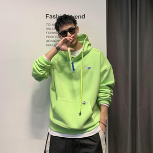 荧光绿卫衣儿童男童