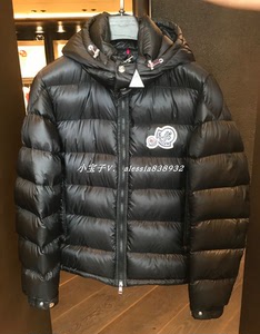 意大利正品代购moncler蒙口18秋冬款男士双logo带帽羽绒服bramant
