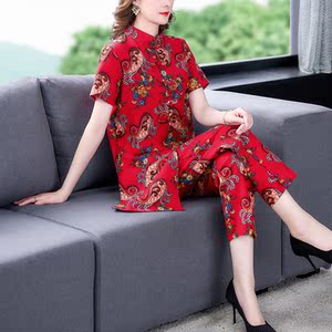 唐装夏天女